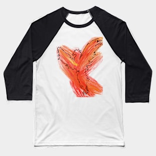 Abstract Dry brush phoenix Baseball T-Shirt